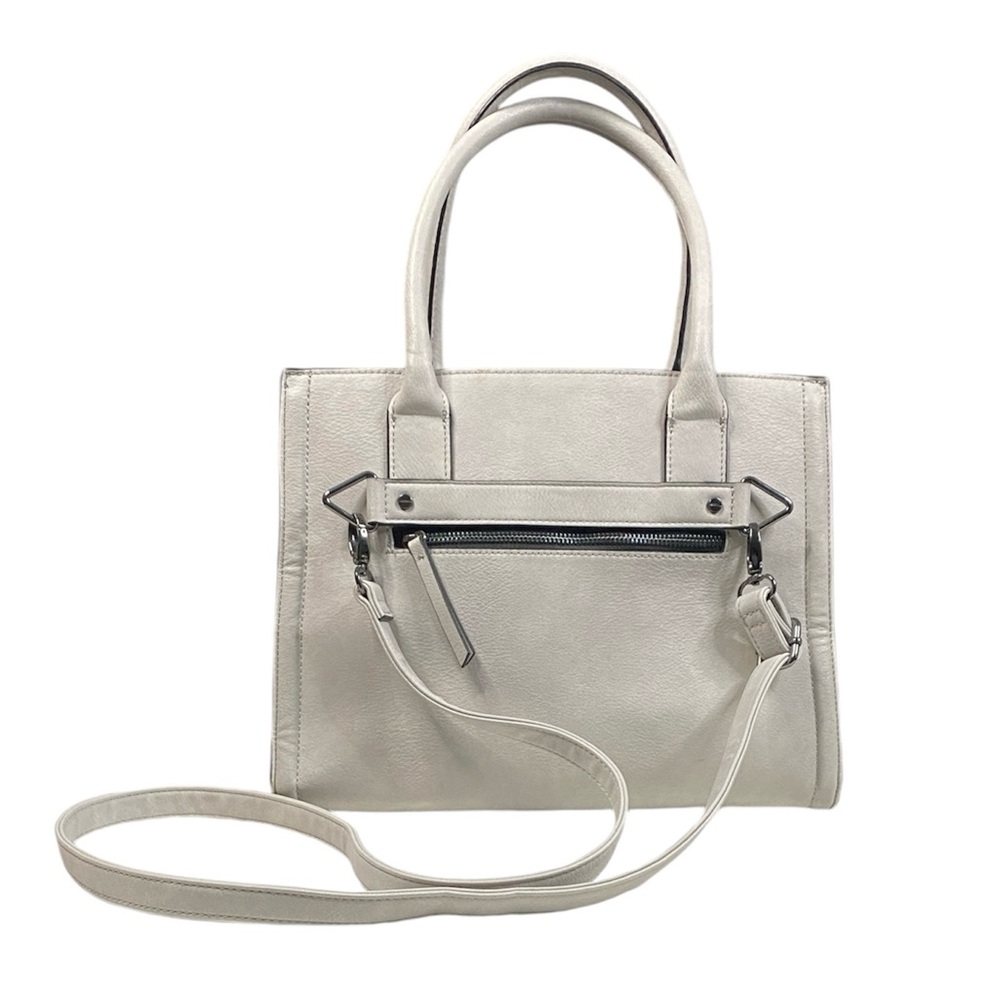 Mix No. 6 Light Gray Pebbled
Satchel Handbag
